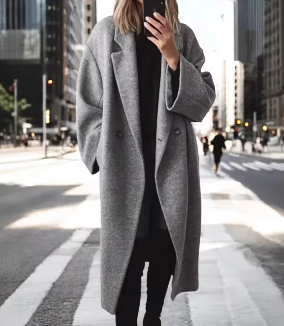 Lorena - Abrigo largo de invierno para mujer