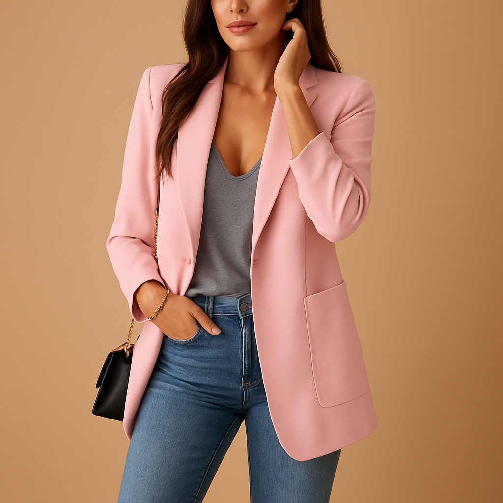 Montrel™ | Blazer long et ajusté pour femmes