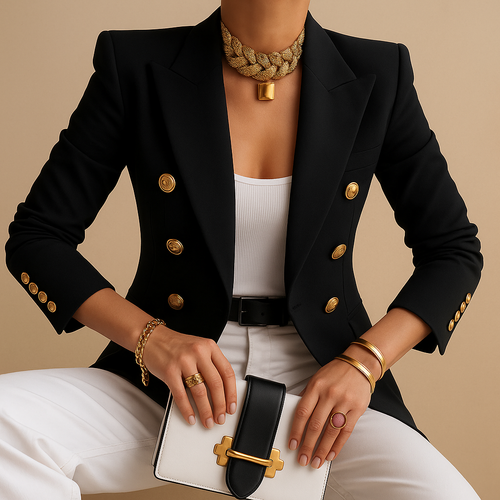 Montrel™ | Élégant blazer long pour femmes